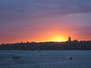 [ Sunset over Bosphorus, İstanbul ]